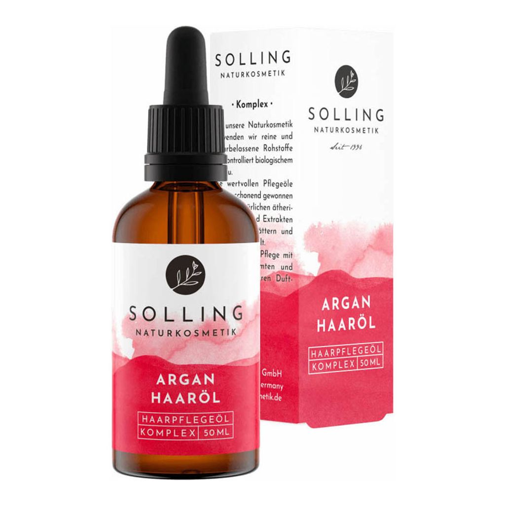 Haaröl mit Arganöl und Brokkolisamenöl für intensive Feuchtigkeit und Schutz 50ml