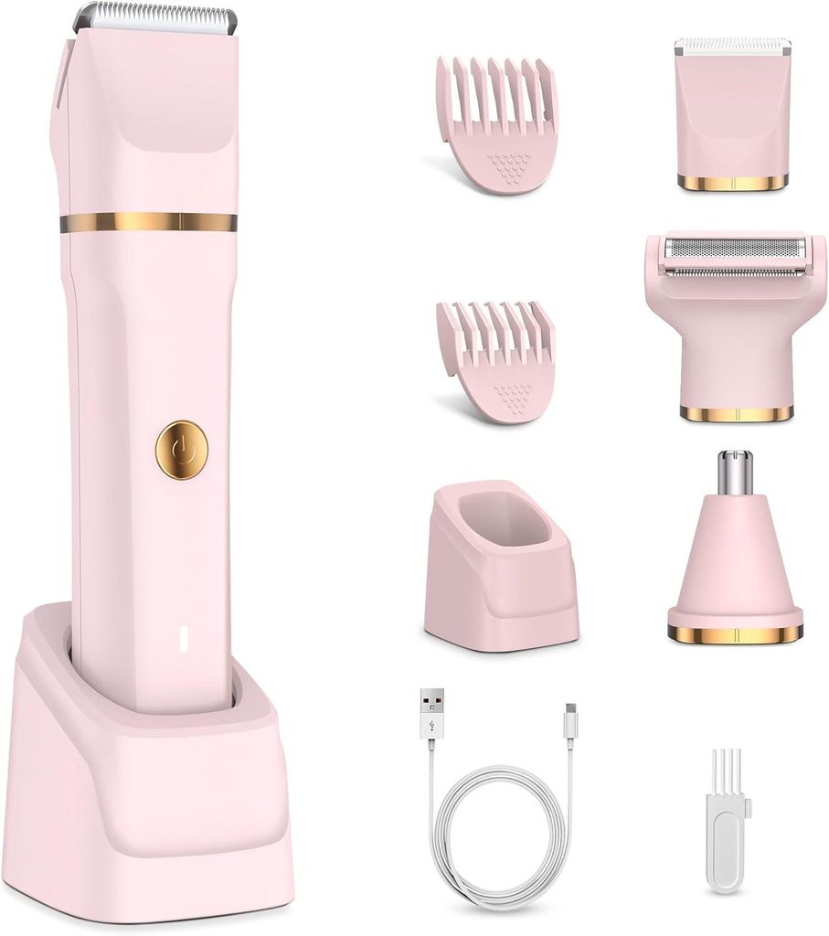 3-in-1 Intimhaarentferner,Damendesign,Wiederaufladbarer Produktbild 