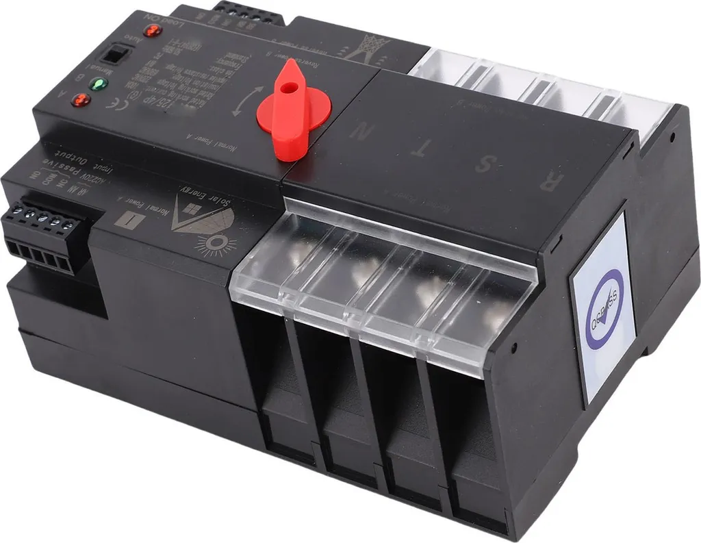 Inverseur automatique 100A pour basculement groupe électrogène et maison