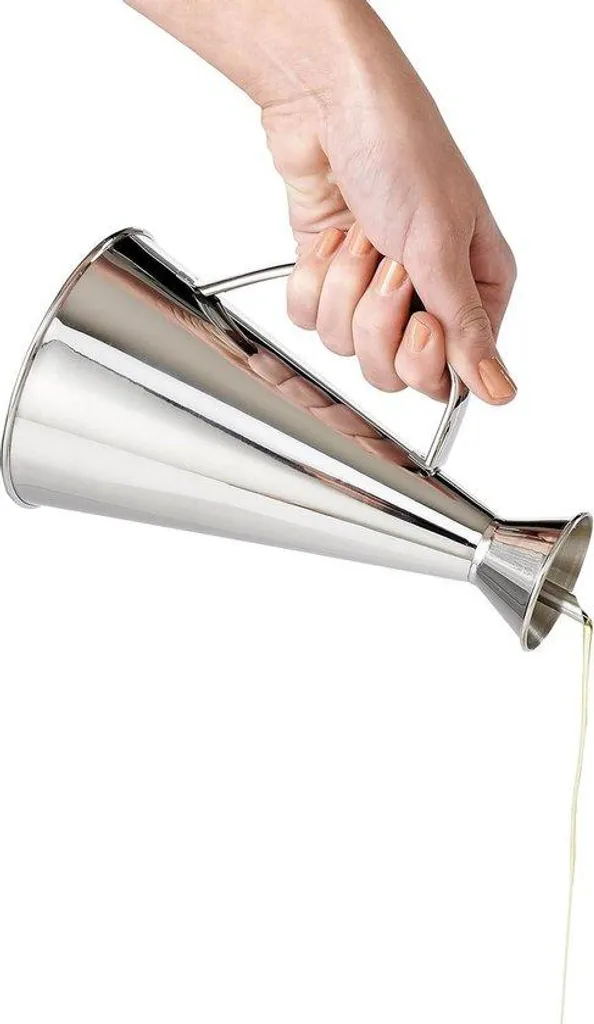Bouteille à huile 500 ml en acier inoxydable avec système anti-fuite