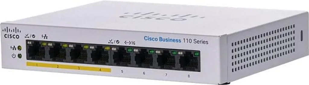 Switch PoE Cisco CBS110-8PP-D Gigabit avec Technologie Full Duplex