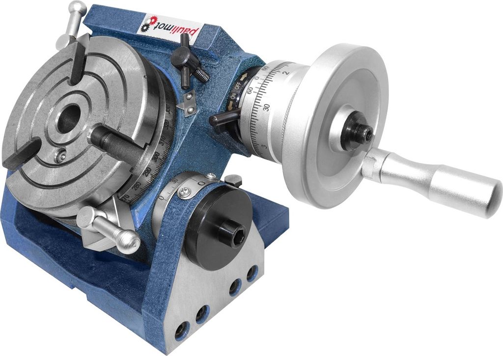 PAULIMOT Teilapparat Rundtisch Ø 110 mm schwenkbar horizontal / vertikal