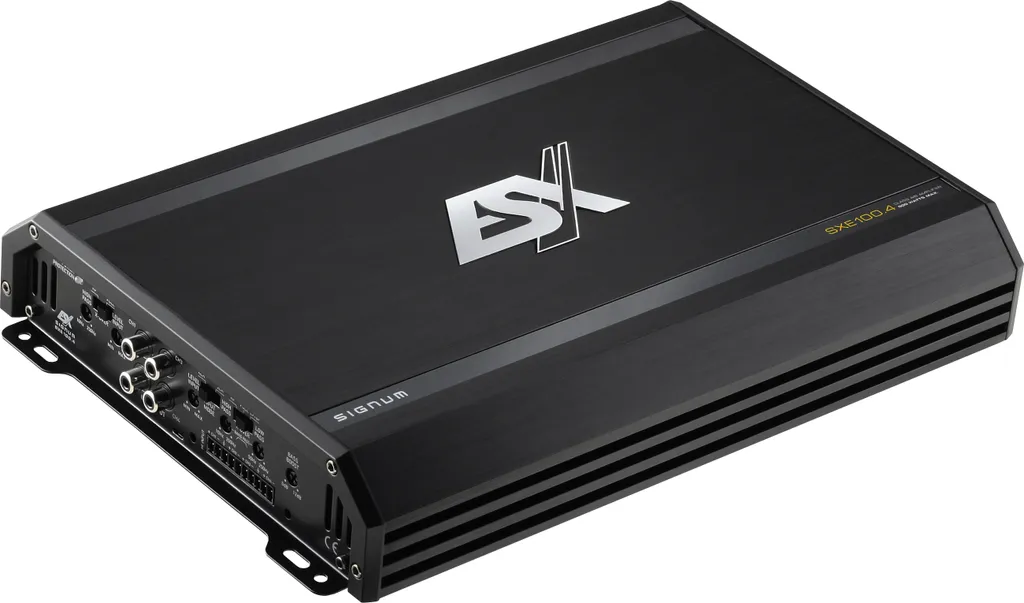 Ampli 4 Canaux ESX SIGNUM SXE100.4 Système Audio Embarqué Performance