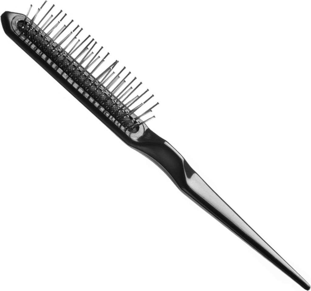 Eurostil Kreppbü rste Pure Metal Schwarz Schwarz 1Un