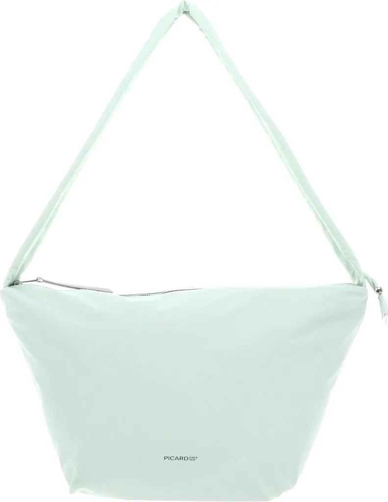 Sac Bandoulière Santorin Menthe Picard en Cuir Souple et Spacieux