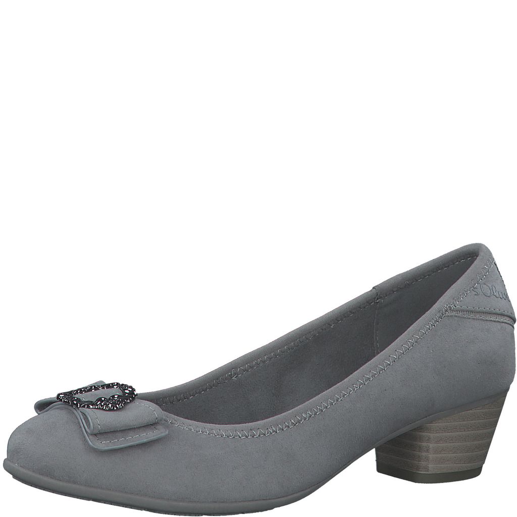 S Oliver Pumps Blockabsatz Braun Pumps Flacher Absatz Damen Pumps