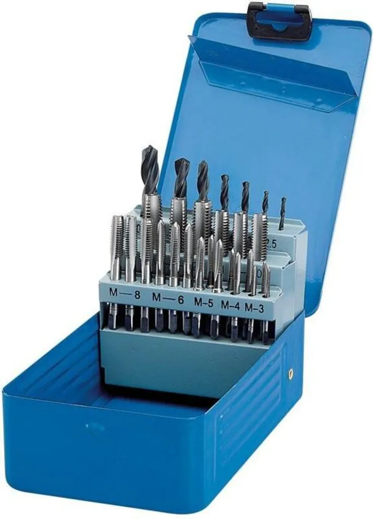 Kit taraudage mécanique pour filetage métrique 28 outils