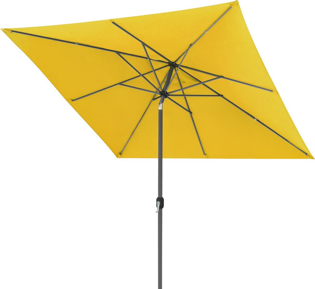 Parasol kwadratowy 3x3 metra, żółty, do ogrodu lub balkonu, Zdjęcie produktu 