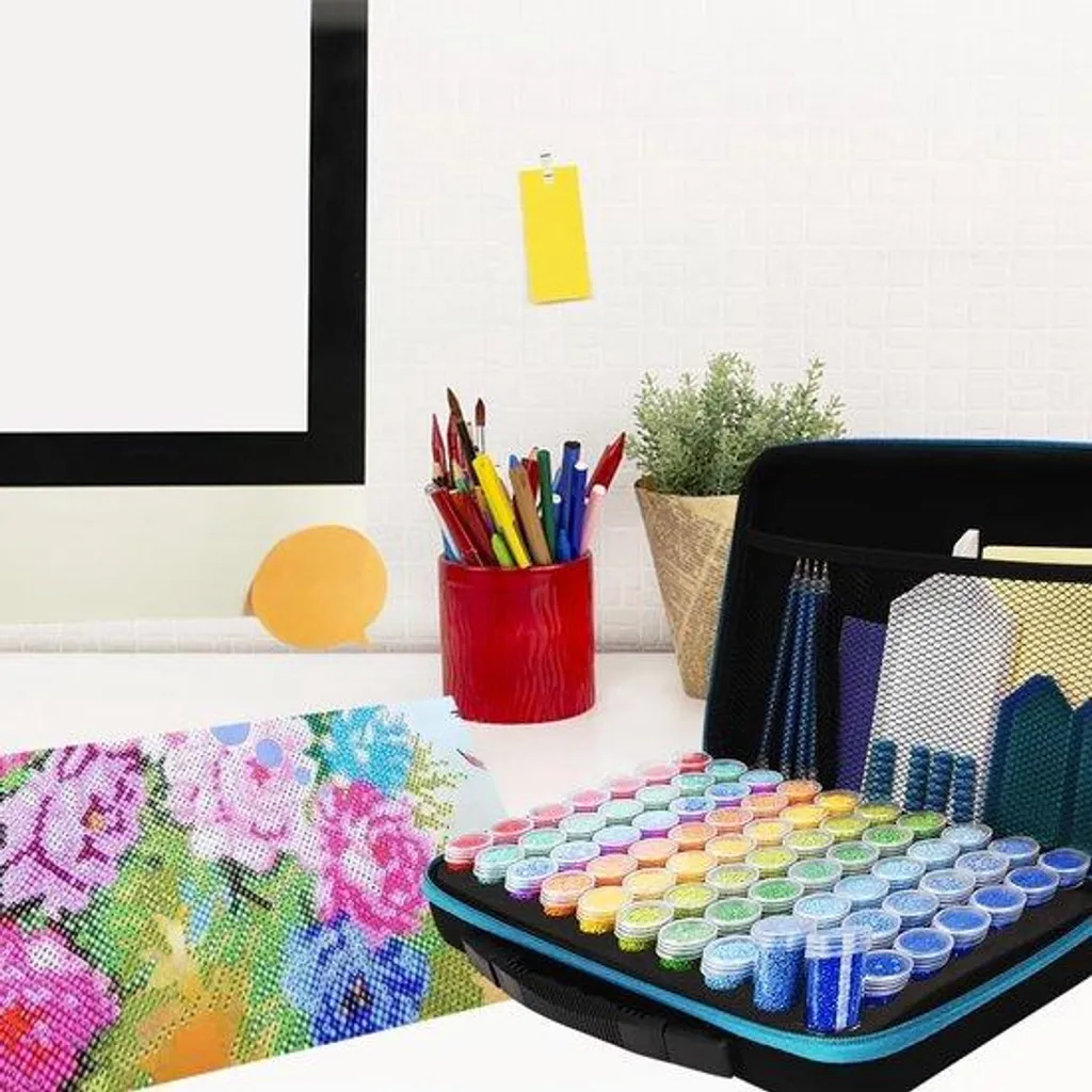 Mallette Diamanten 70 cm en plastique avec compartiments modulables