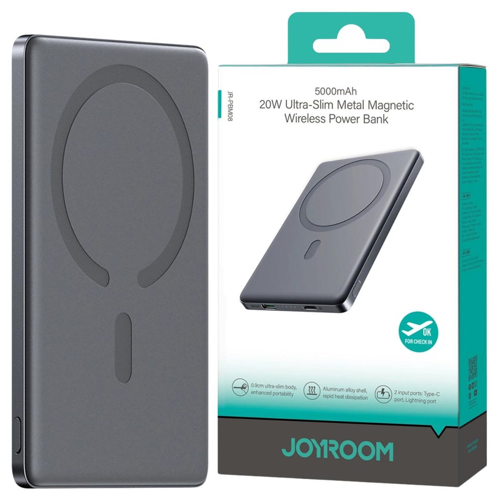 Joyroom Powerbank Jr-Pbm08 5000Mah 20W mit induktiver Produktbild 