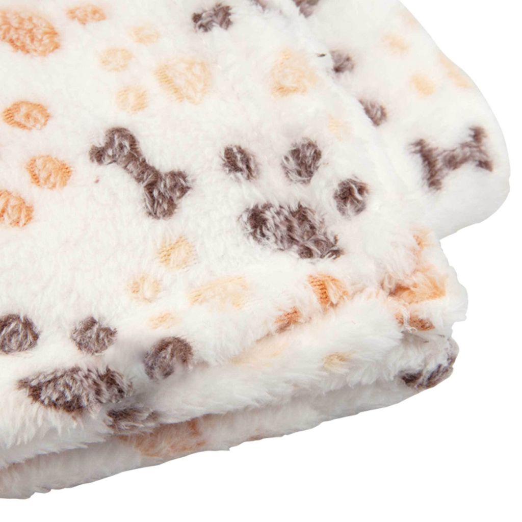Trixie Coperta In Pile LINGO, Bianco/beige Dimensioni: 100 - 8