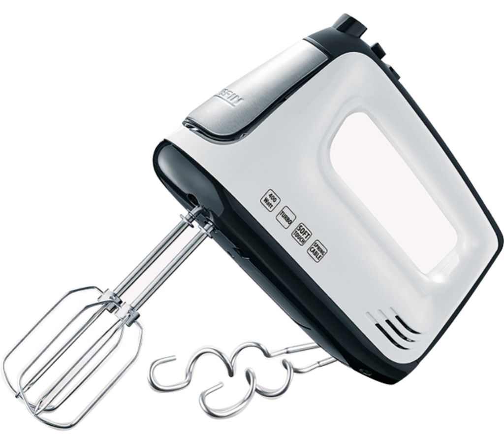 Handmixer HM 3830 (weiß/schwarz, 400 Watt) Produktbild 
