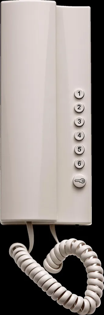 Téléphone de maison Tesla Elegant 2-BUS beige avec réglage du volume