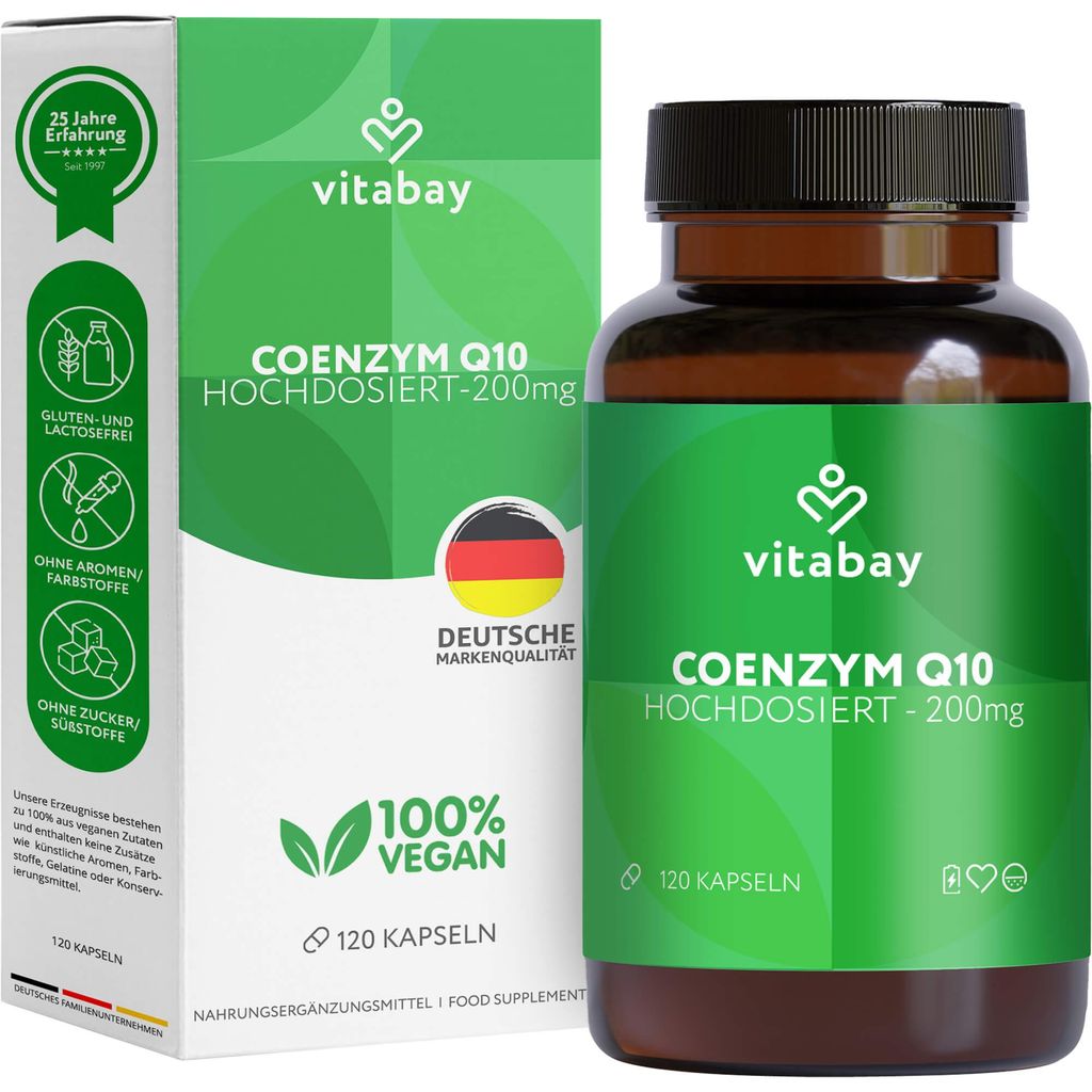 Koenzym Q10 Ubiquinone Complex 200 mg vegan, 120 kapslí Obrázek produktu 