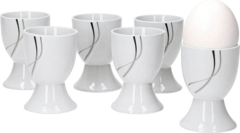 Van Well zestaw 6 kieliszków do jajek Silver Night Zdjęcie produktu