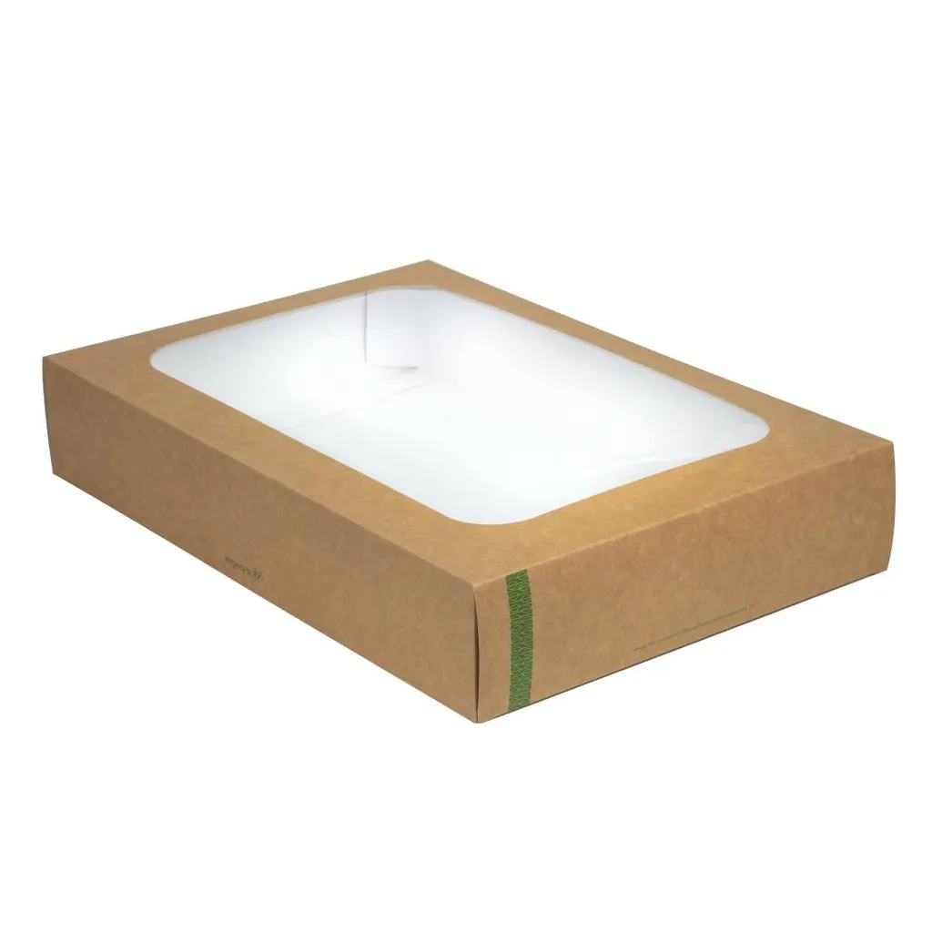Pack de 25 boîtes à sandwich pour traiteur et vente à emporter durable - 7