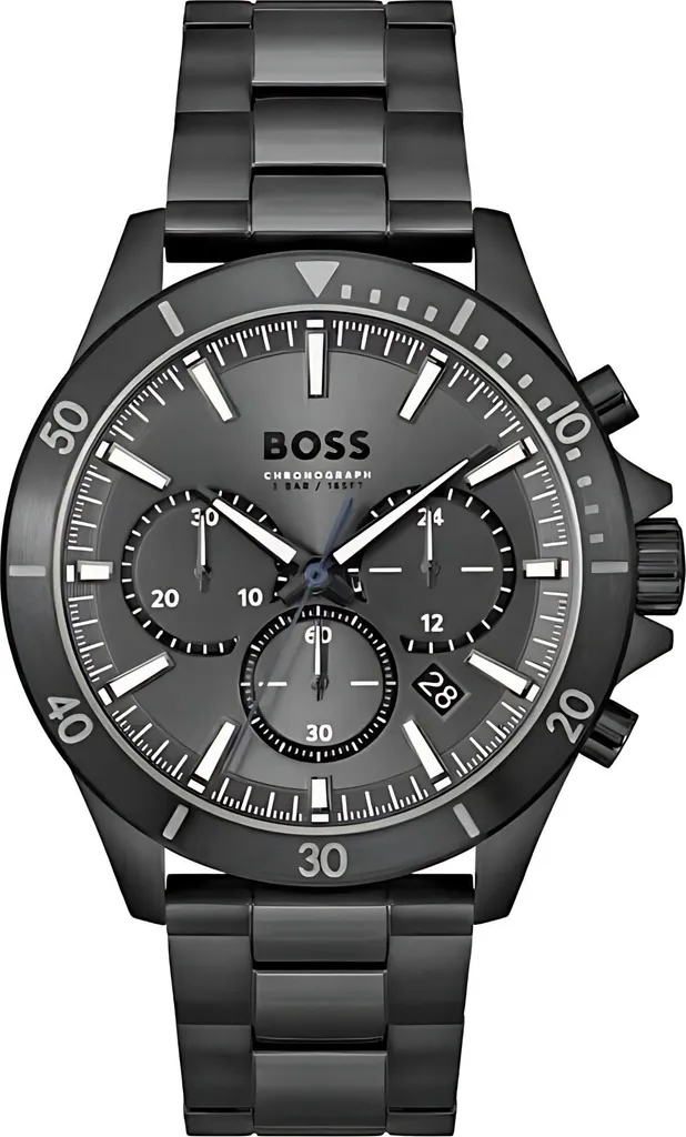 Montre homme Hugo Boss Troper HB1514058 en acier inoxydable argenté