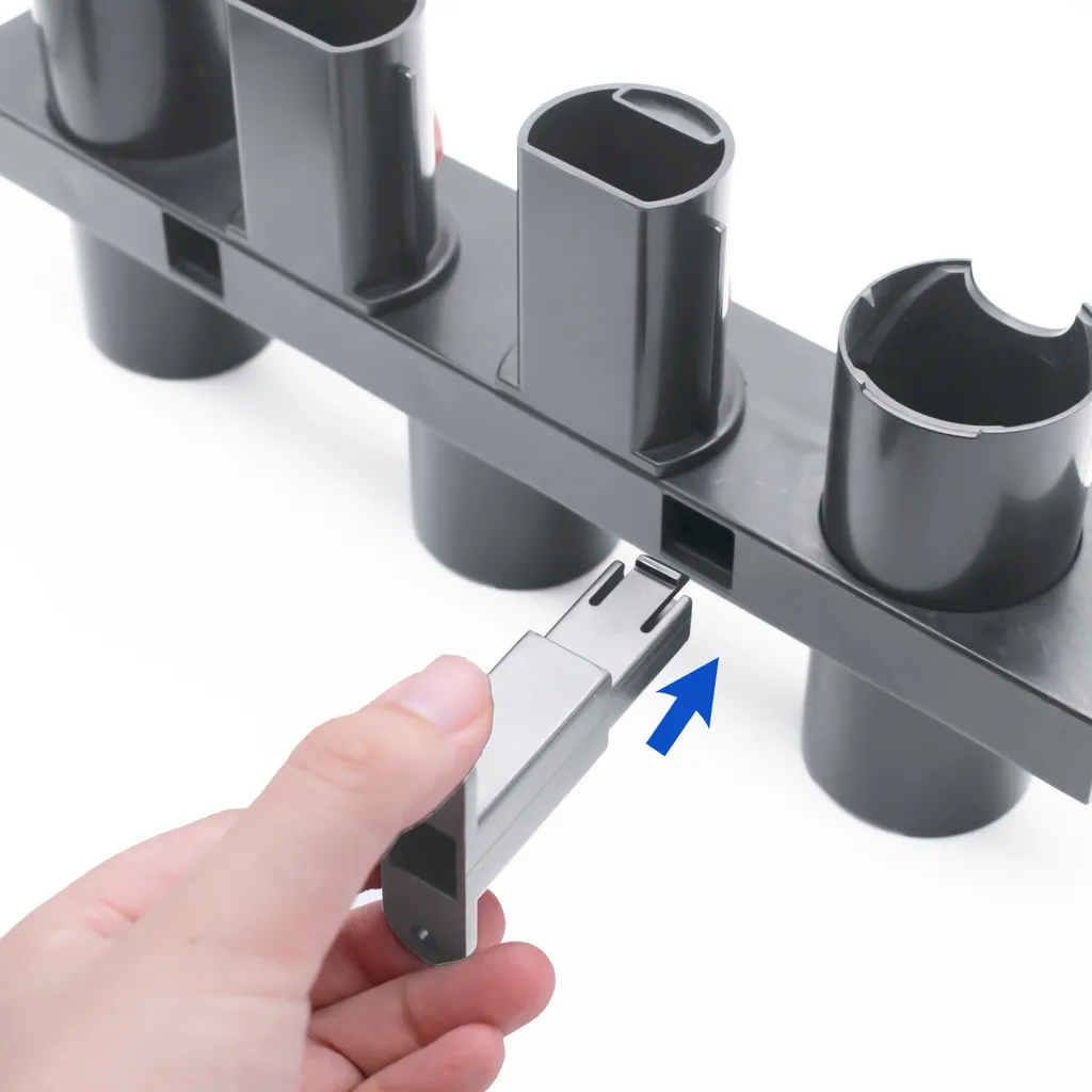 Support pour accessoires Dyson avec 5 connecteurs à clipsage INF