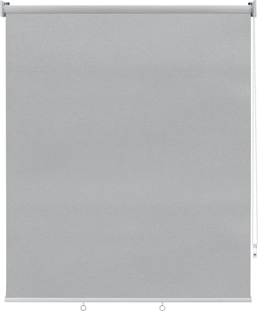 Store vertical anti-UV gris 69 x 122 cm pour balcon protégé des regards