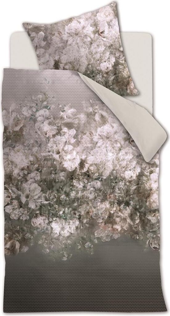 Kardol by Beddinghouse Mako-Satin-Bettwäsche-Garnitur Patiencia Farbe Grey Größe 135x200+80x80
