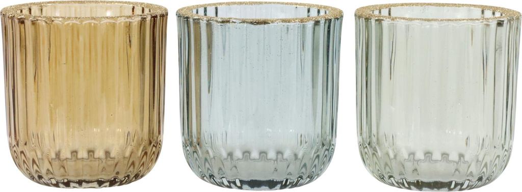 Hoff Interieur GmbH & Co. KG Legacy mehrfarbig Windlicht sortiert 9,4cm (1 Stück)