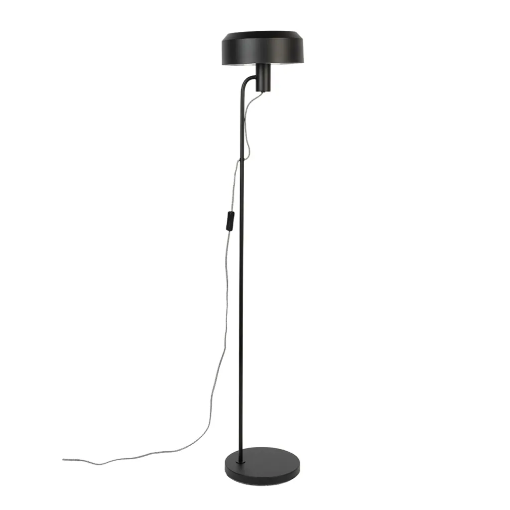 Lampadaire de Salon Lieke Noir Nesthaus - Éclairage sur Pied Moderne
