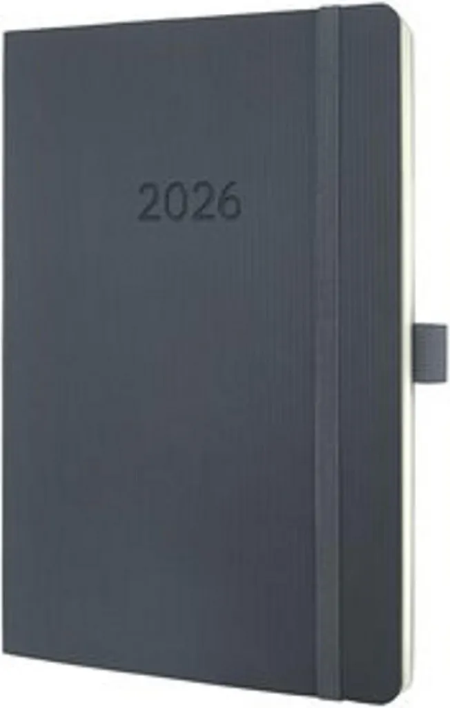 Sigel C2636 Conceptum 2026 Agenda Sostenibile A5 Grigio Scuro