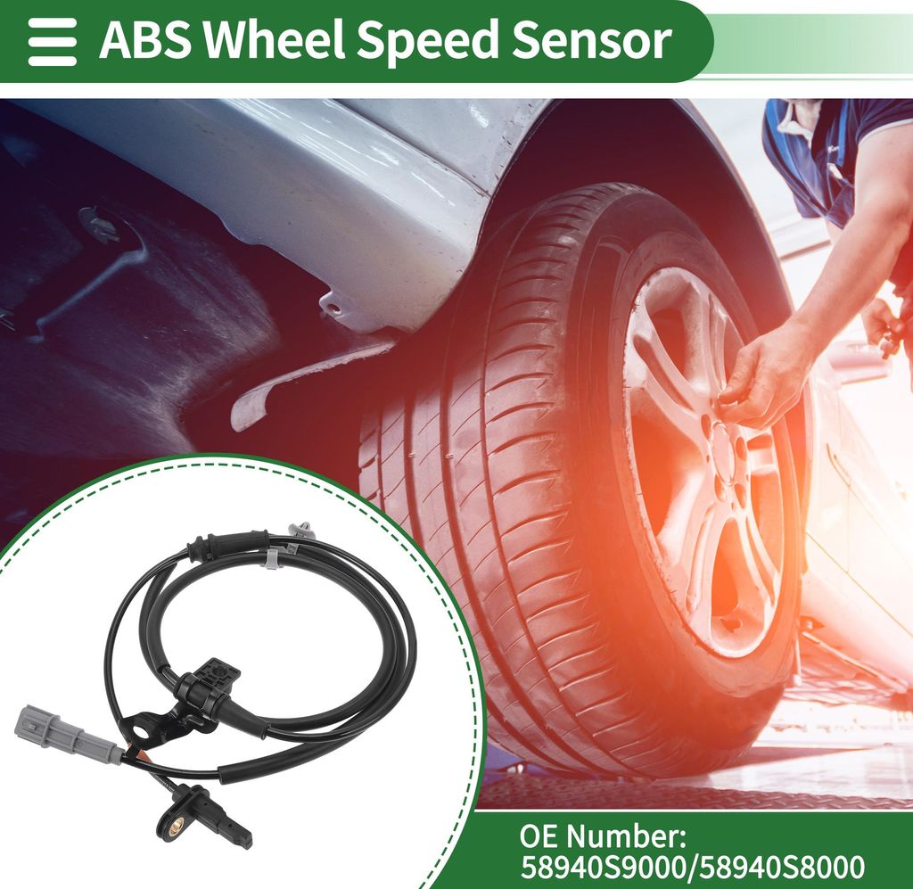 ABS Radgeschwindigkeitssensor ABS Sensor Set Nr.58940S9000/58940S8000 für Hyundai Palisade 2020-2024 1 Stück Rechts Vorne
