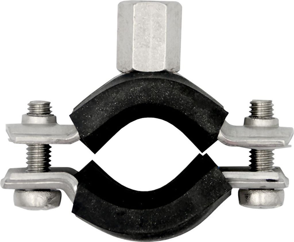 Edelstahl Rohrschelle 17-20 mm 3/8 Zoll V4A Schraubrohrschelle