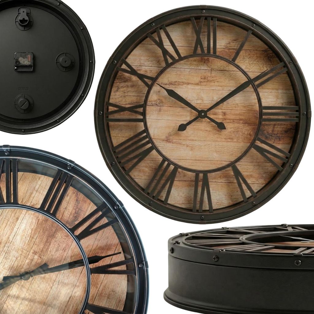 Nástěnné hodiny ARON v industriálním stylu, Ø 39 cm Obrázek produktu 