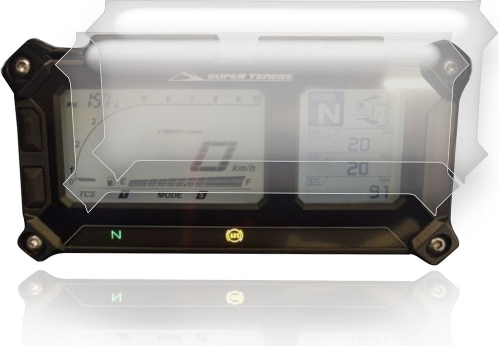 Yamaha XT1200Z Super Tenere Tachoschutzfolie Displayschutzfolie 9H Nano Glas Technologie