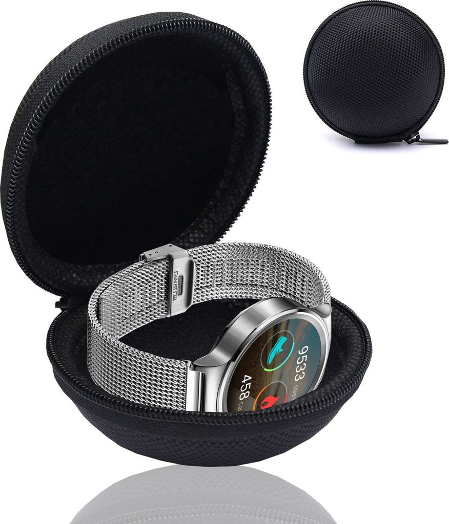 Smartwatch Fitnesstracker Armband Uhr Tasche Schutz Hülle Etui Box Case für Fitbit Flex 2