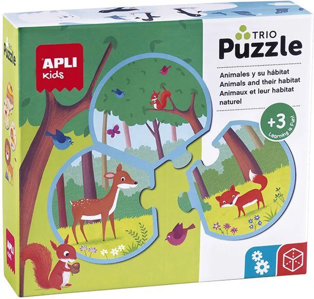 Puzzle Éducatif Animaux - Jeu d'Éveil Premier Âge pour Filles et Garçons