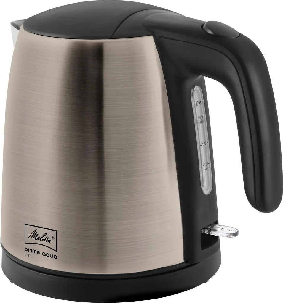 Bouilloire électrique sans fil Melitta Prime Aqua Mini inox brossé 1L