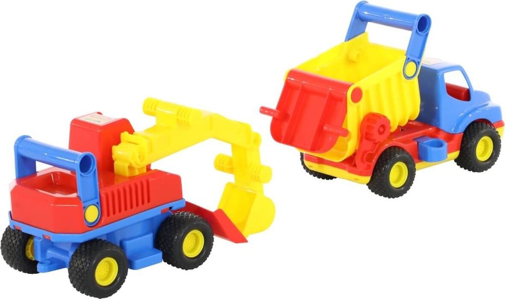 Polesie Auto ConsTruck sklápěčka + bager Obrázok produktu 11