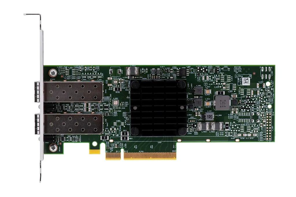 Broadcom P225P SFP28 Carte Réseau 25G PCIe 3.0 x8 Basse Latence Fiable