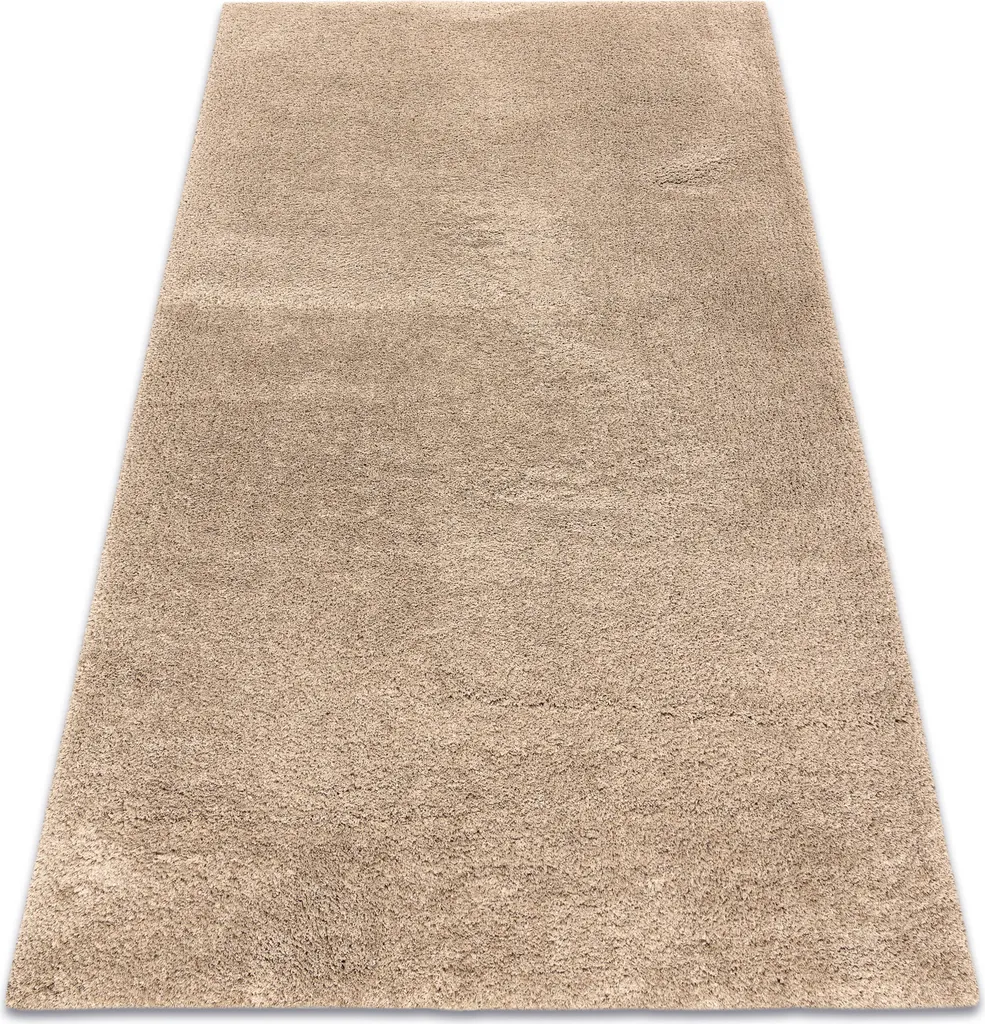 Tapis SHAGGY MICRO caramel beige 60x100 cm - Douceur Moelleuse Salon