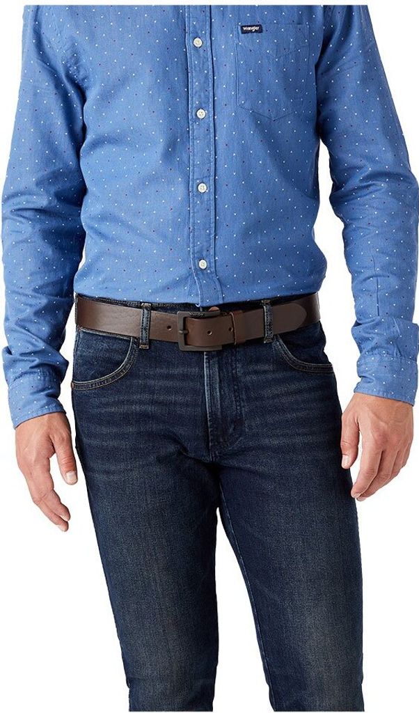 Wrangler Kabel Buckle Gürtel Braun 85 cm Mann Braun 85 cm
