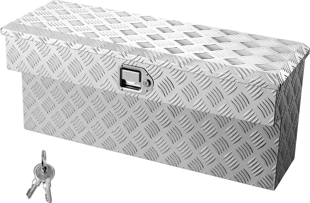 Boîte de rangement étanche en aluminium 86cm avec serrure pour pick-up