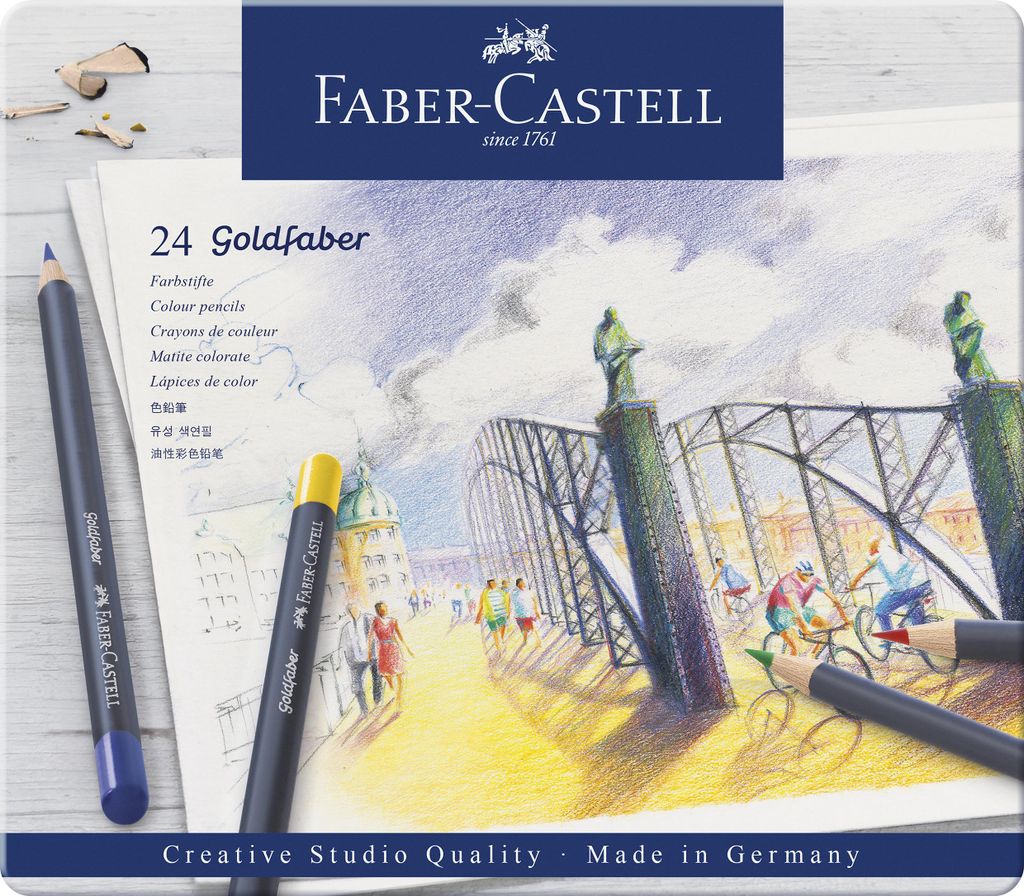 Faber-Castell Goldfaber Farbstifte permanent 24er Produktbild 