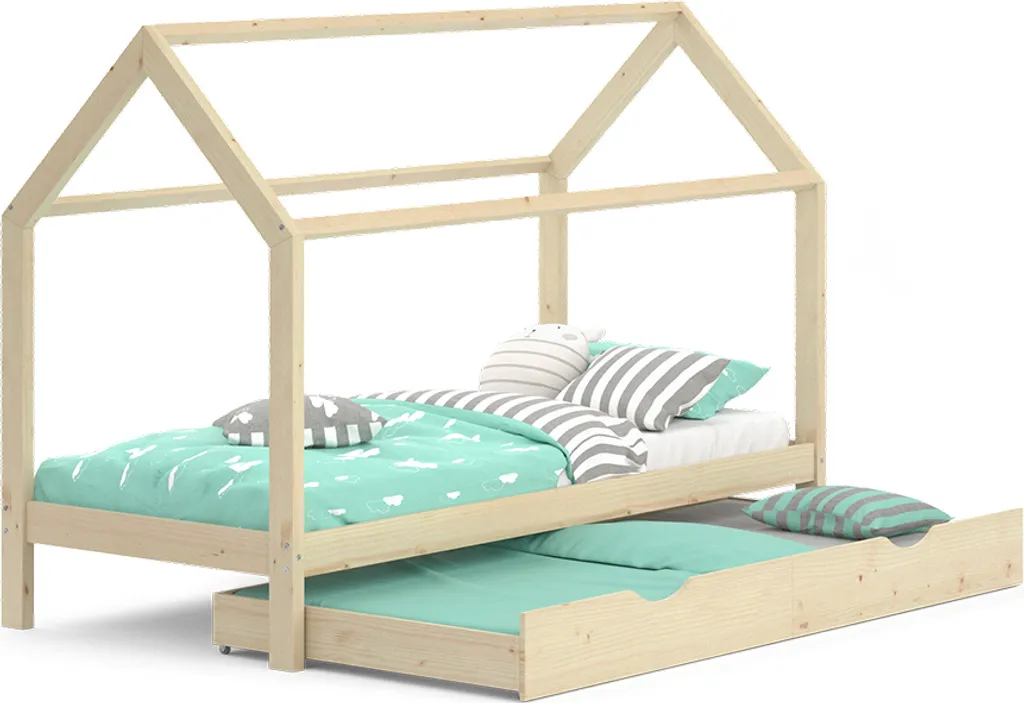 Lit cabane Vitalispa Wiki 90x200 cm pour optimiser les chambres - 7