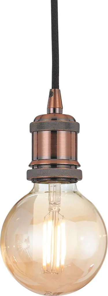 Suspension Frida Cuivre Antique Ideal Lux 122106 - Luminaire Vintage