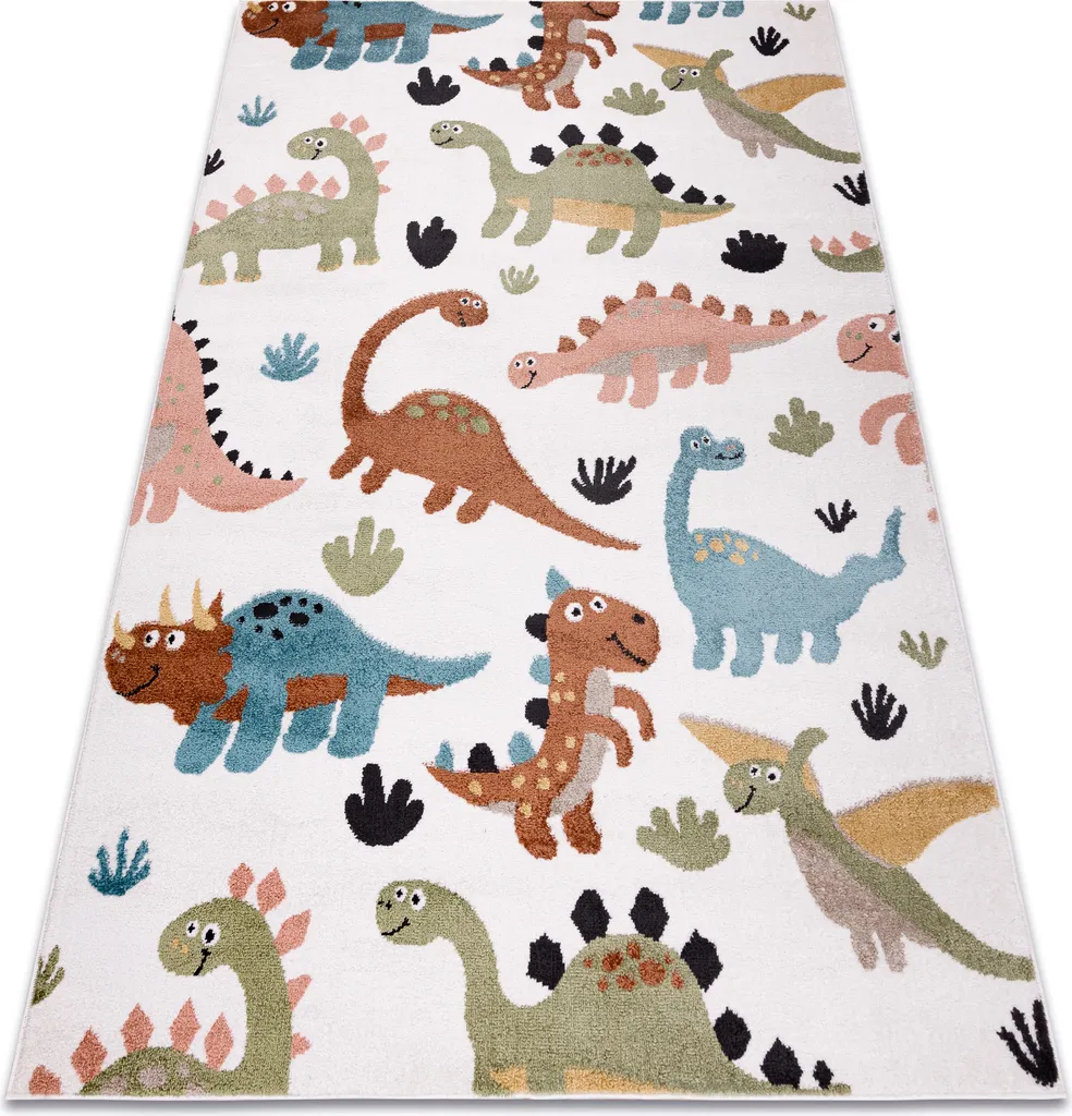 Tapis enfant Dino 180x270 cm facile à nettoyer, idéal pour grand espace
