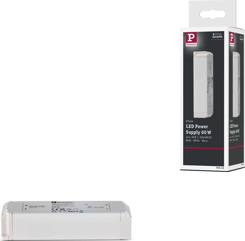 Trasformatore accessori Paulmann ULine 60VA Bianco Immagine del prodotto 