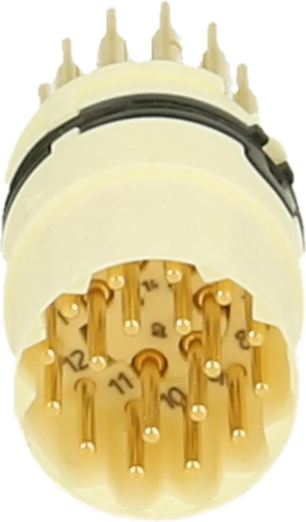 Insert de contact HUMMEL M16 à souder 18 pôles 24V 3A blanc - Connecteur