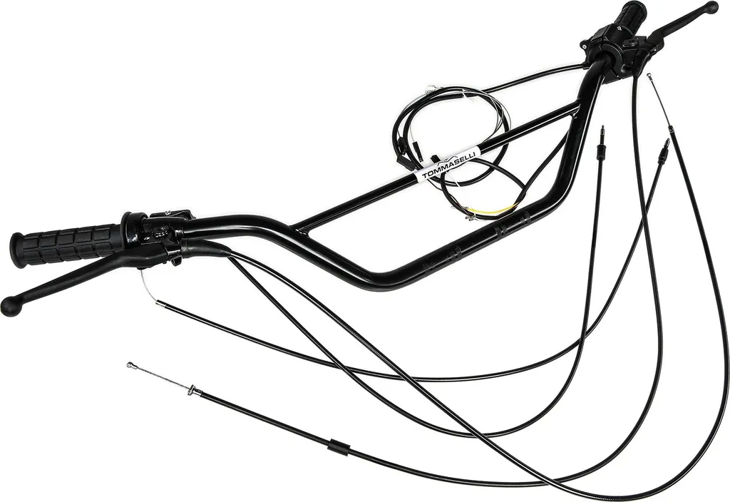 Guidon Tommaselli noir version haute avec certificat pour Simson S51 S50