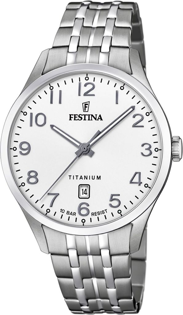 Festina F20466/1 Herren Uhr Titanium Titan Armband
