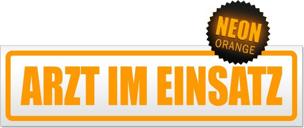 Arzt im Einsatz 1 Magnetschild Schild magnetisch