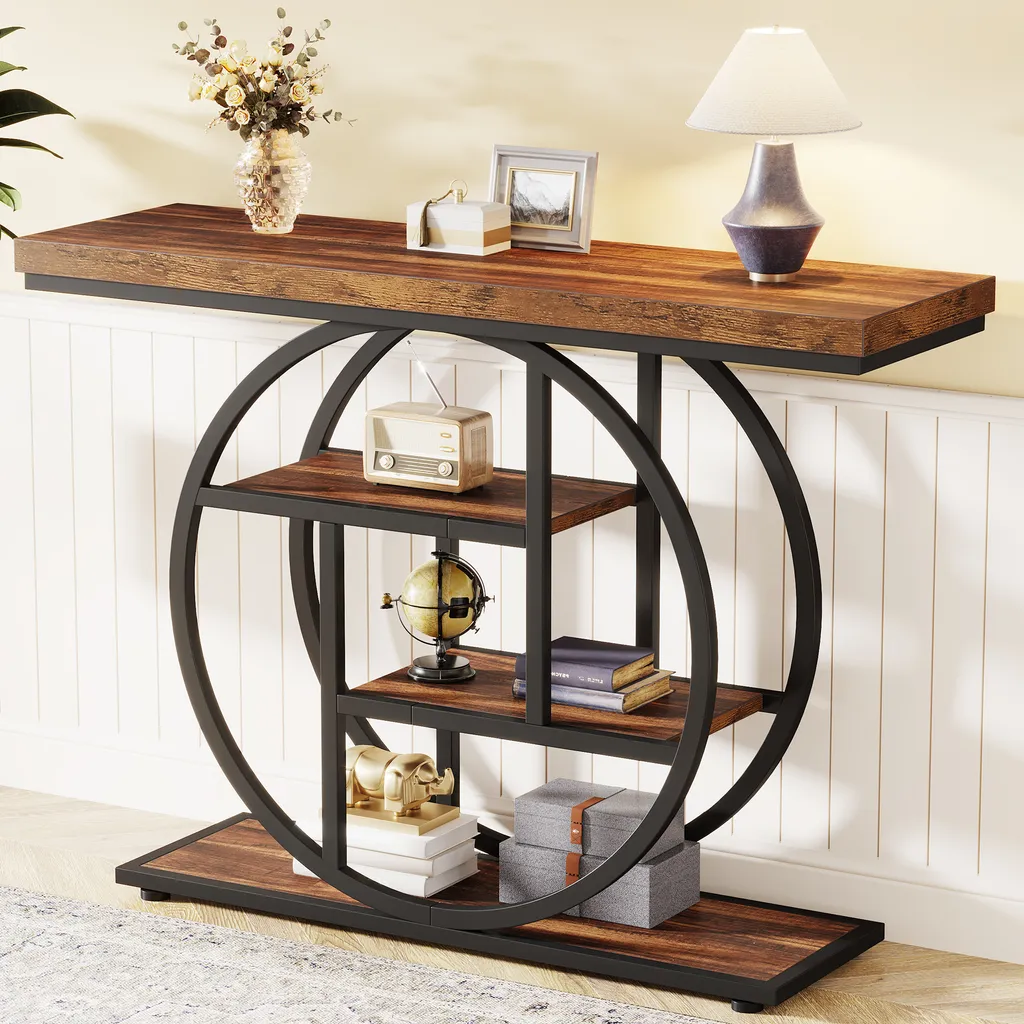 Table Console Stable et Fine pour Gagner de l'Espace dans votre Entrée