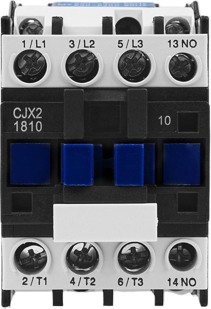CJX2-1810 AC Schütz, 3-polig, 18A, 1 Öffner (NO), 220V Spule, für Hutschienenmontage